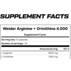 WEIDER Arginine Plus Ornithine 4.000 – 180 caps